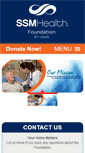 Mobile Screenshot of givetossmhealth.org
